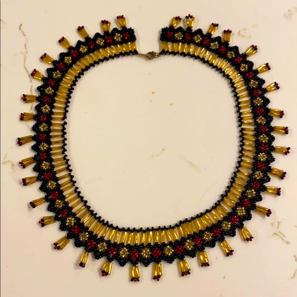 Handmade collar necklace